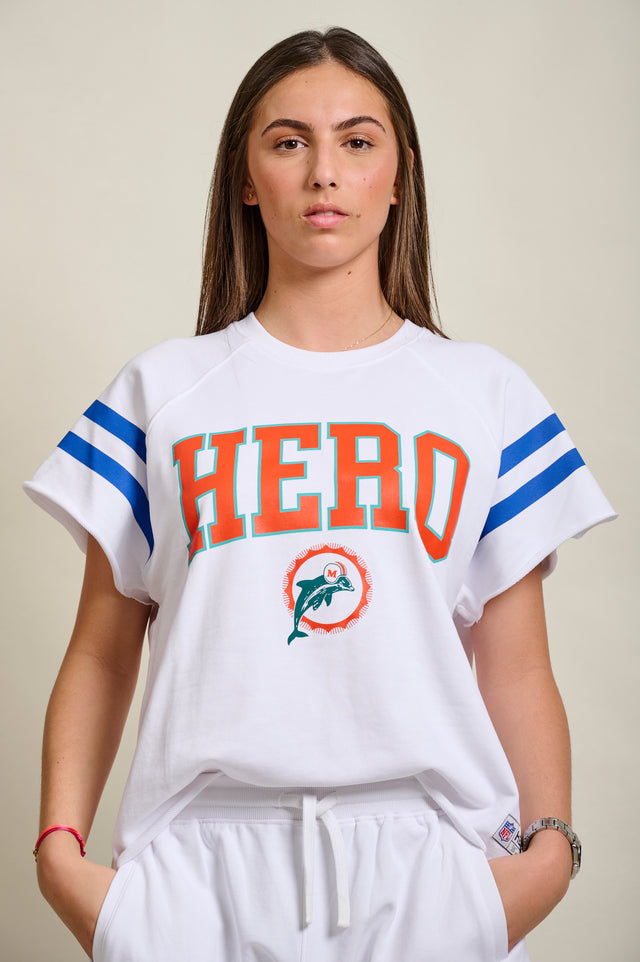 SWEAT MANCHES COURTES NFL - WHITE