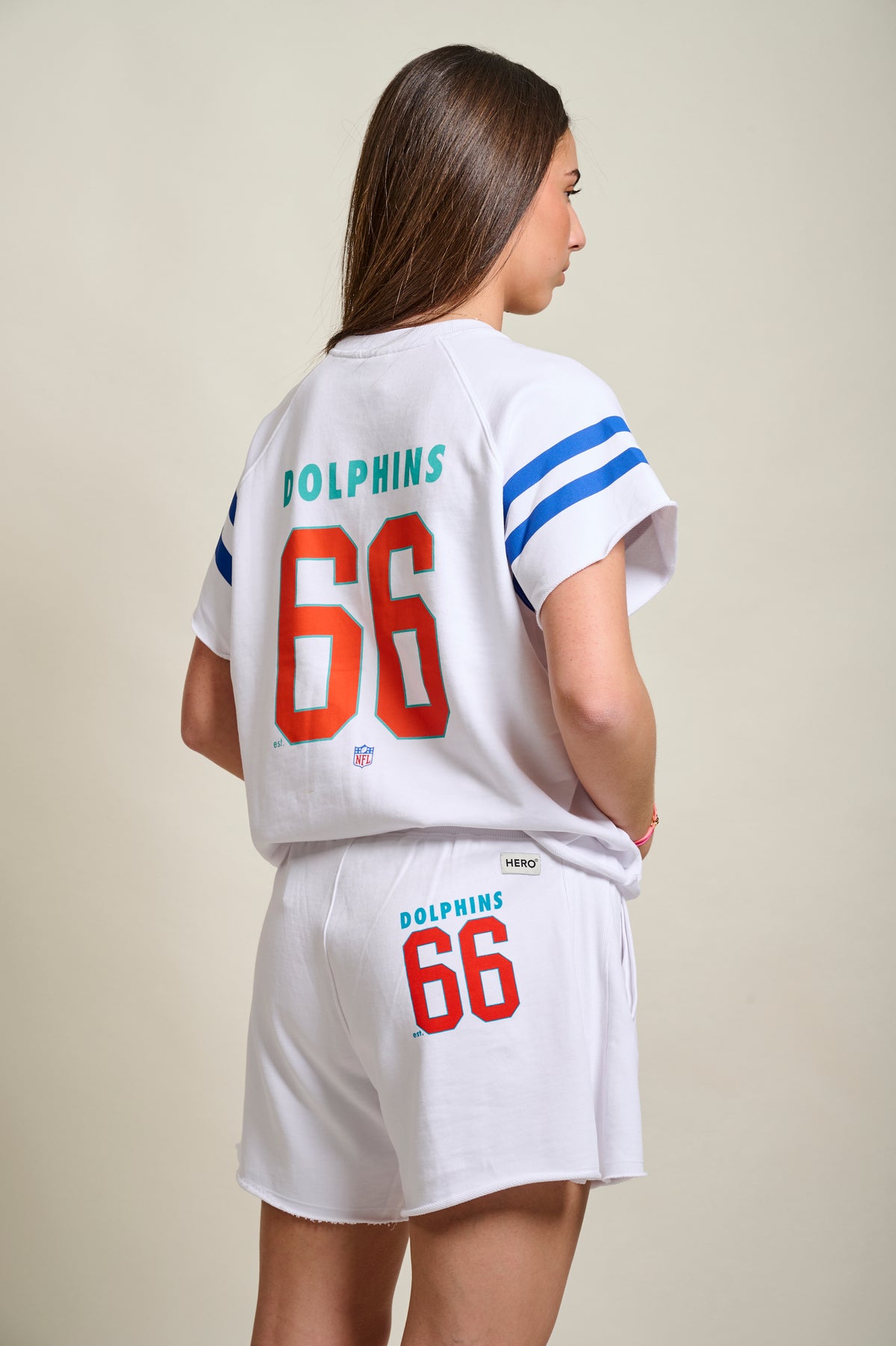 SWEAT MANCHES COURTES NFL - WHITE