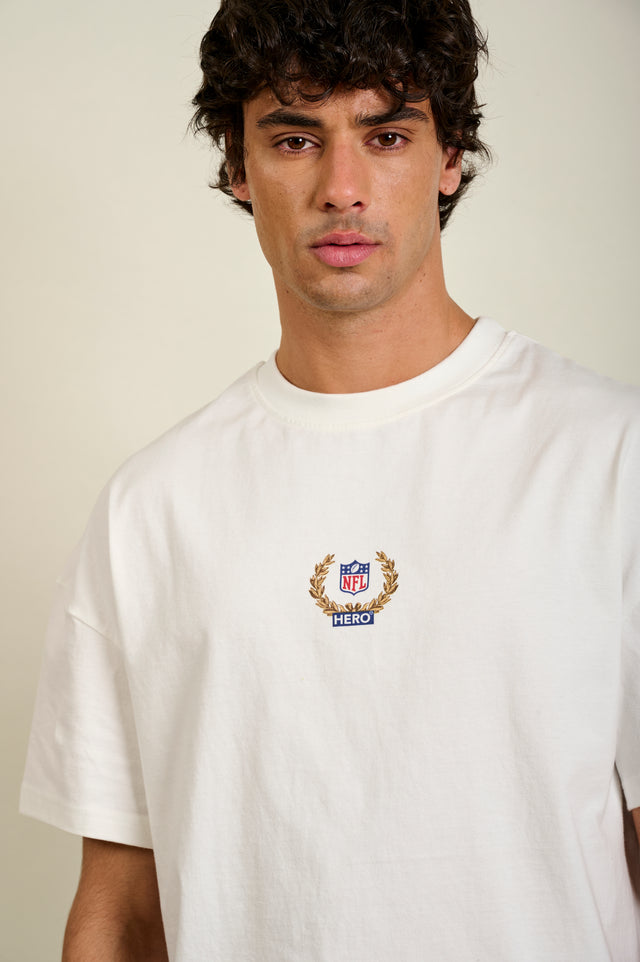 T-SHIRT NFL TROPHEE - OFF WHITE