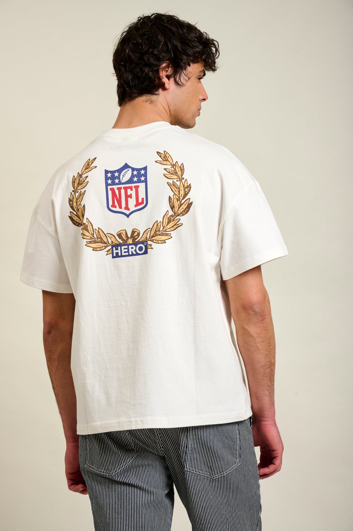 T-SHIRT NFL TROPHEE - OFF WHITE