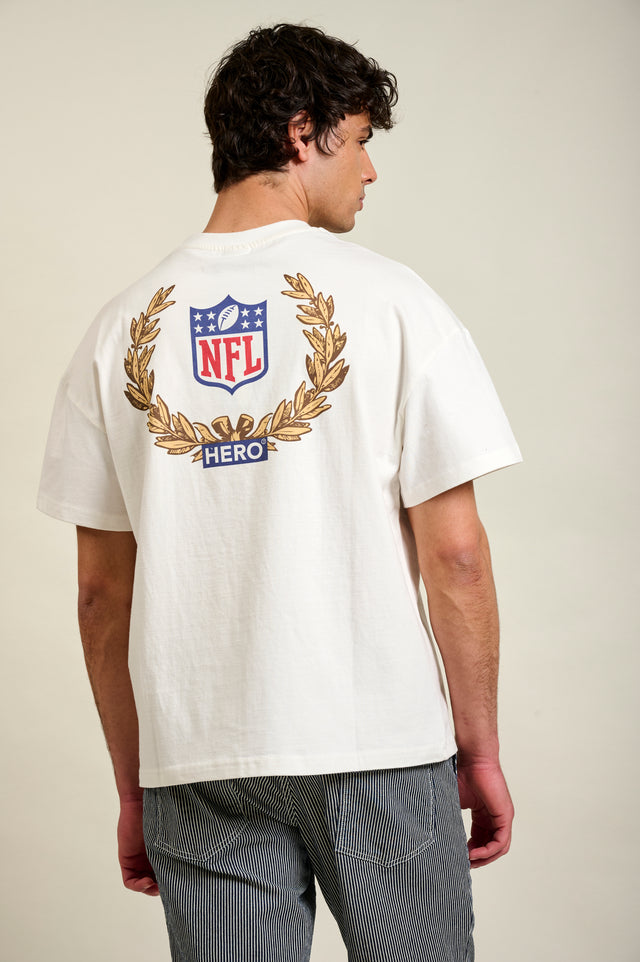 T-SHIRT NFL TROPHEE - OFF WHITE