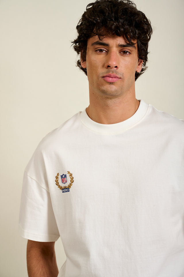 T-SHIRT JETS HELMETS TEE - OFF WHITE