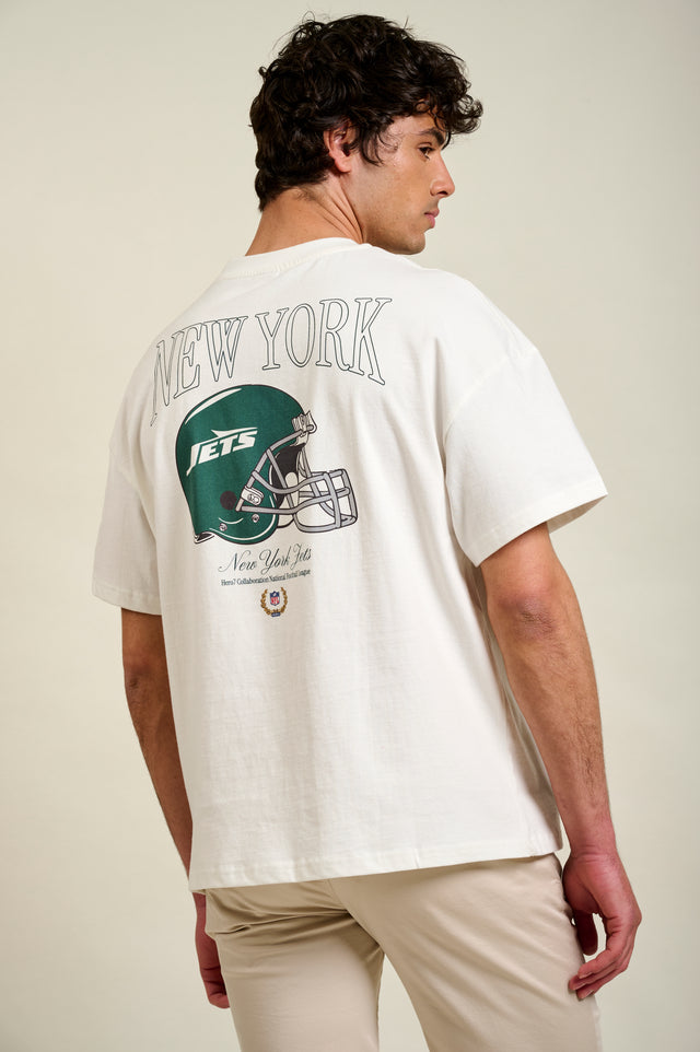 T-SHIRT JETS HELMETS TEE - OFF WHITE