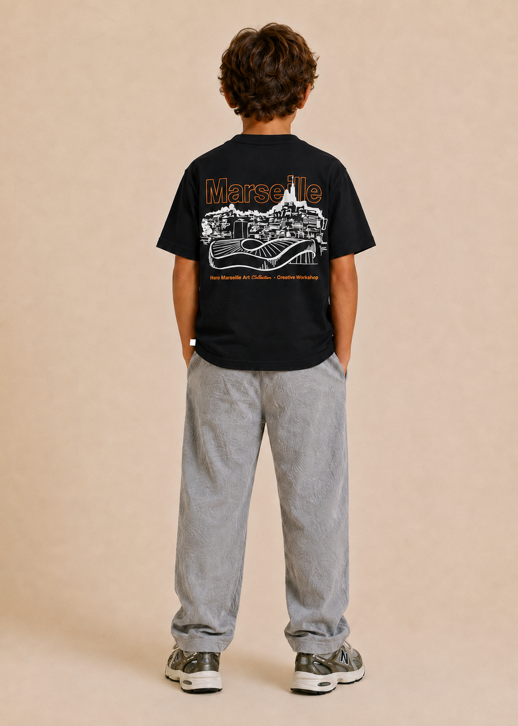 T-SHIRT OLYMPIC TEE KID - BLACK