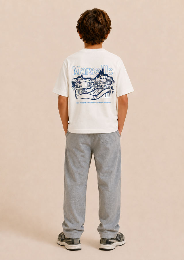T-SHIRT OLYMPIC TEE KID - WHITE