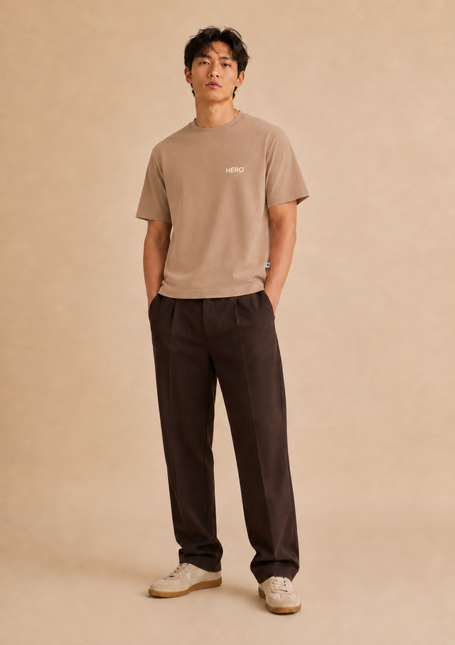 T-SHIRT P911 TEE - BEIGE