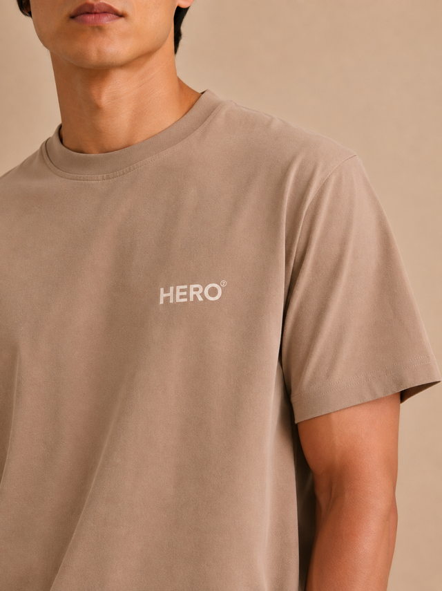 T-SHIRT P911 TEE - BEIGE