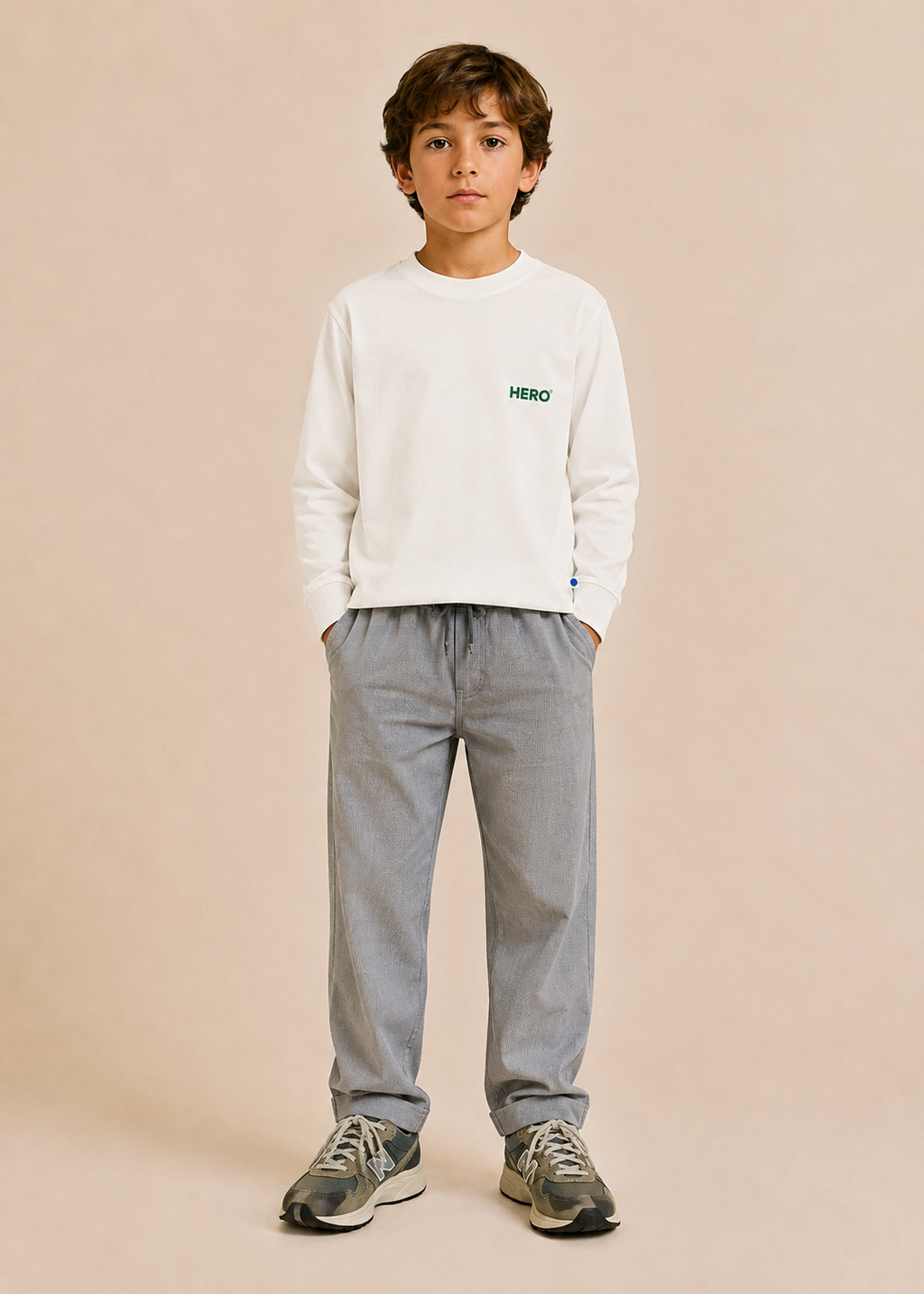 T-SHIRT P911 ML KID - OFF WHITE