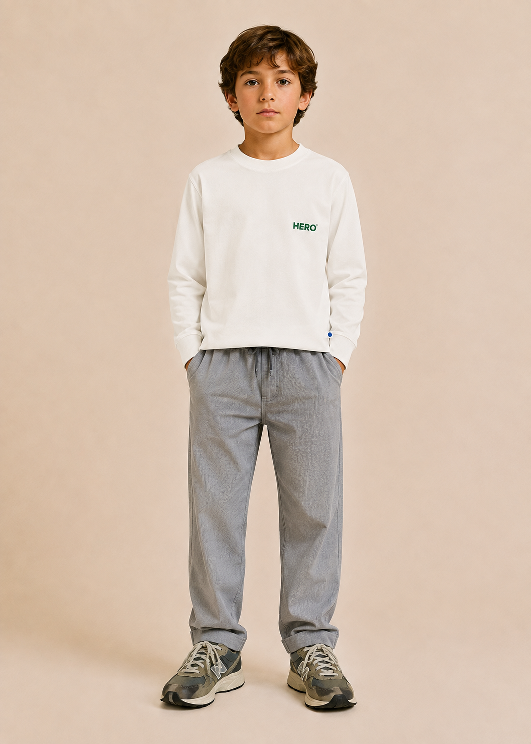 T-SHIRT P911 ML KID - OFF WHITE