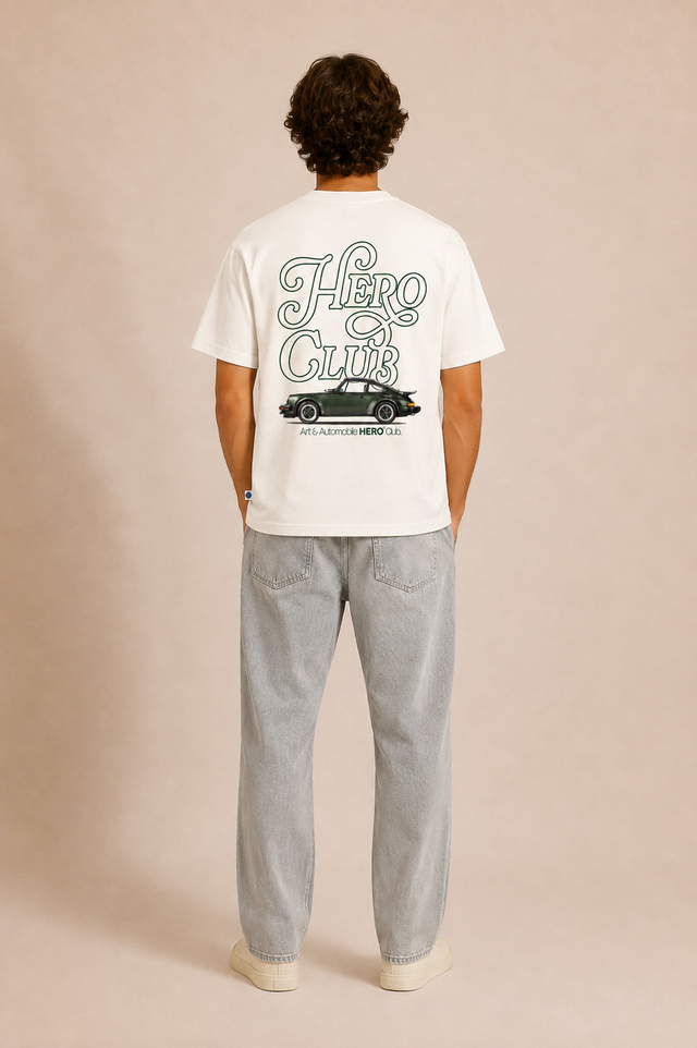 T-SHIRT P911 TEE - OFF WHITE