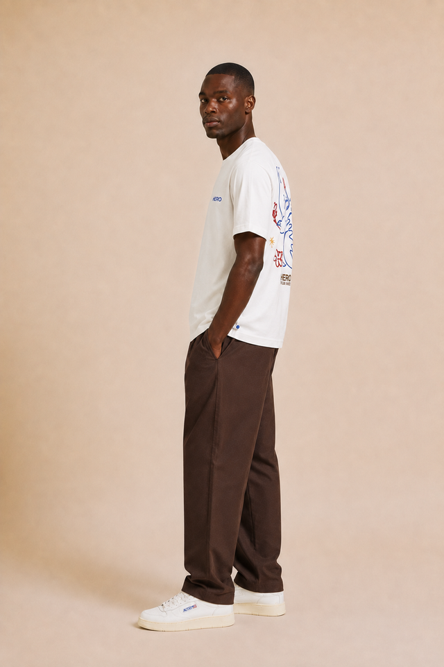T-SHIRT PEACE TEE - OFF WHITE