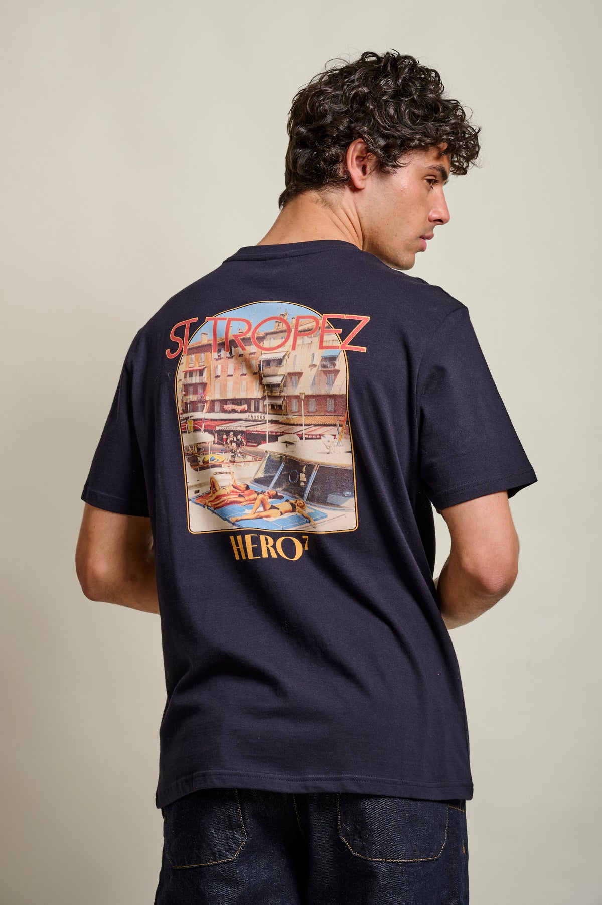 T-SHIRT QUAI DU PORT - NAVY