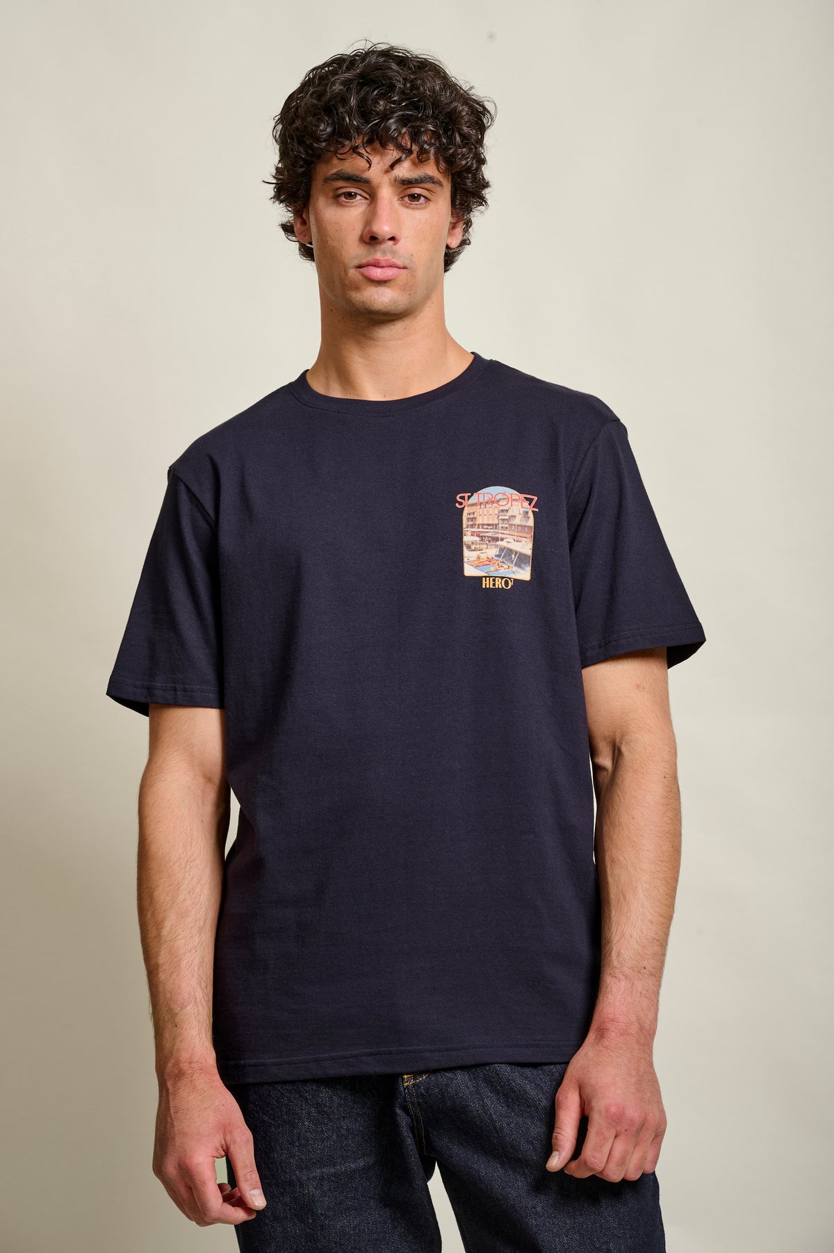 T-SHIRT QUAI DU PORT - NAVY