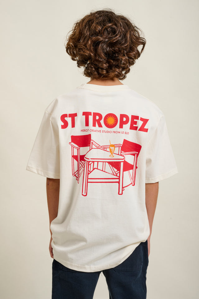T-SHIRT SENEQUIER TEE KID - OFF WHITE