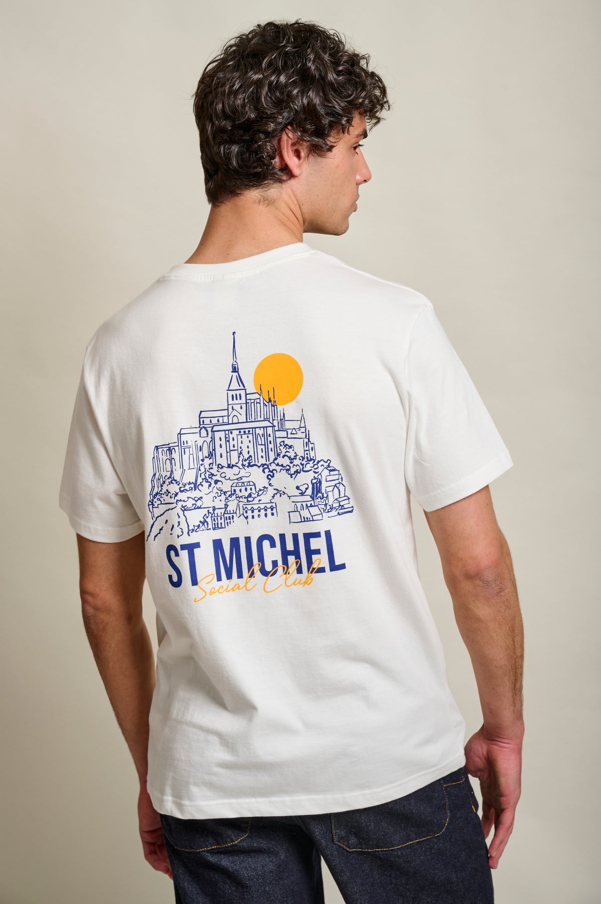T-SHIRT ST MICHEL - OFF WHITE