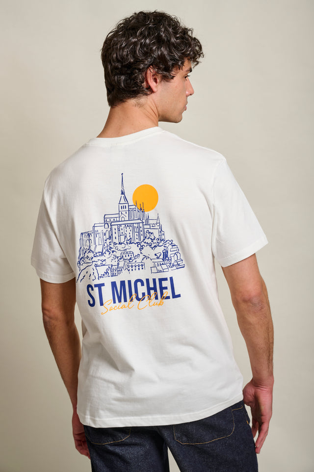 T-SHIRT ST MICHEL - OFF WHITE