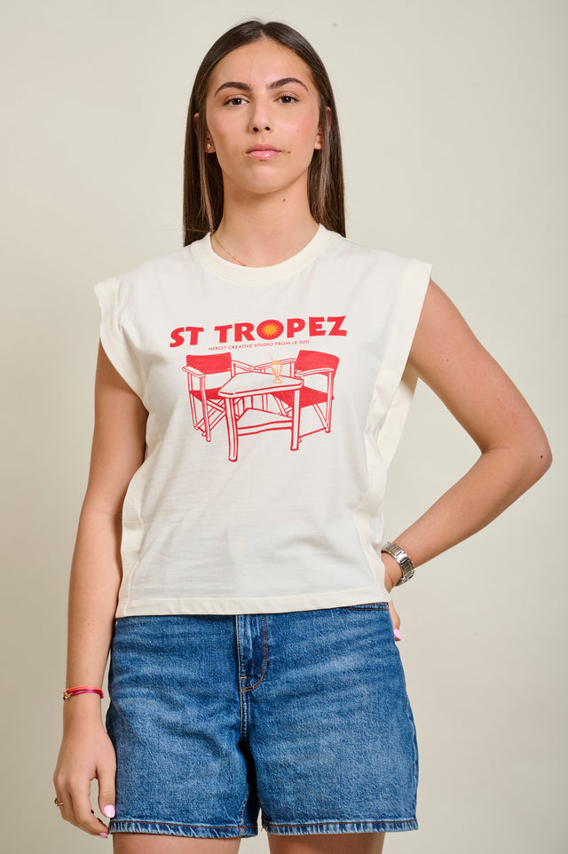 T-SHIRT SENEQUIER WT - OFF WHITE