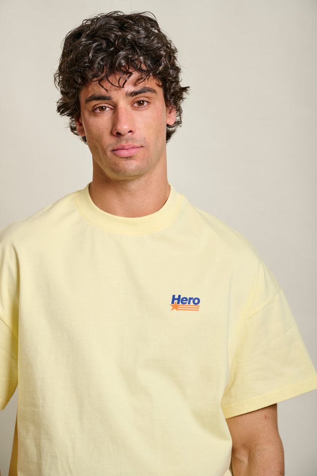 T-SHIRT SUNDAY CAR - YELLOW