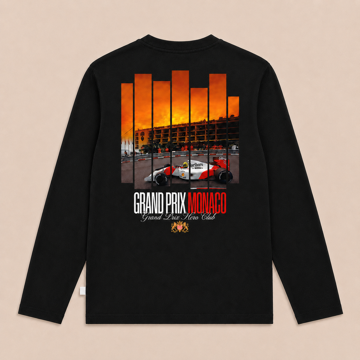 T-SHIRT SUNSET ML - BLACK