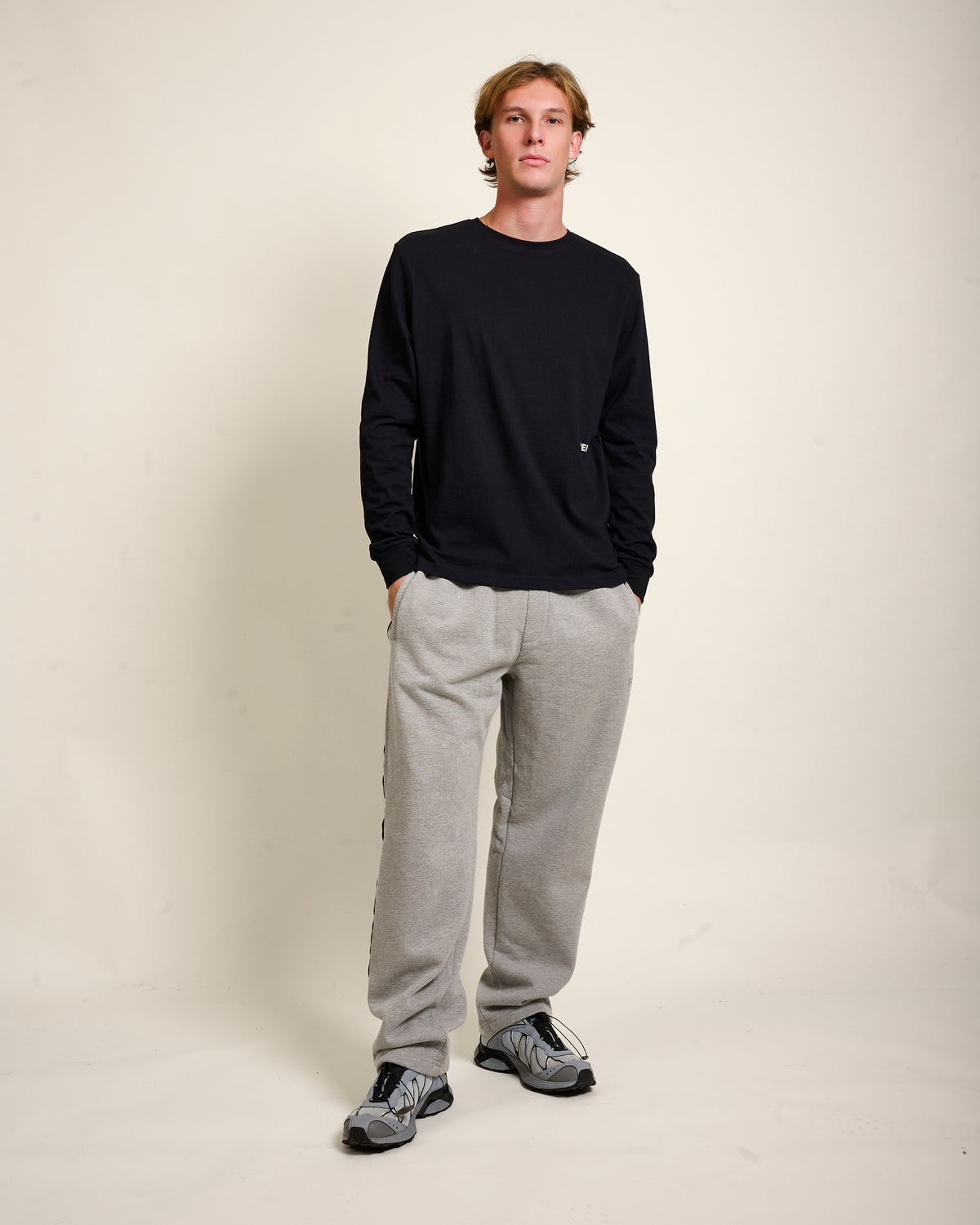 T-SHIRT SUNSET ML - BLACK