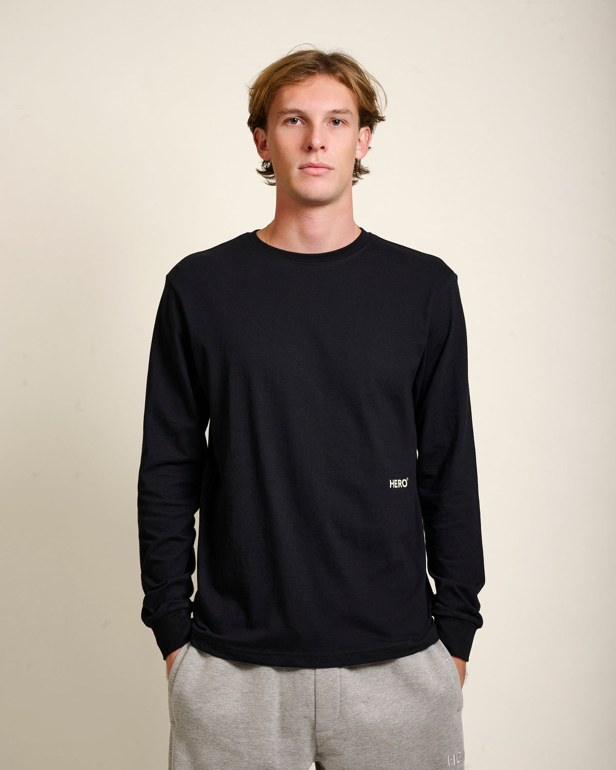 T-SHIRT SUNSET ML - BLACK
