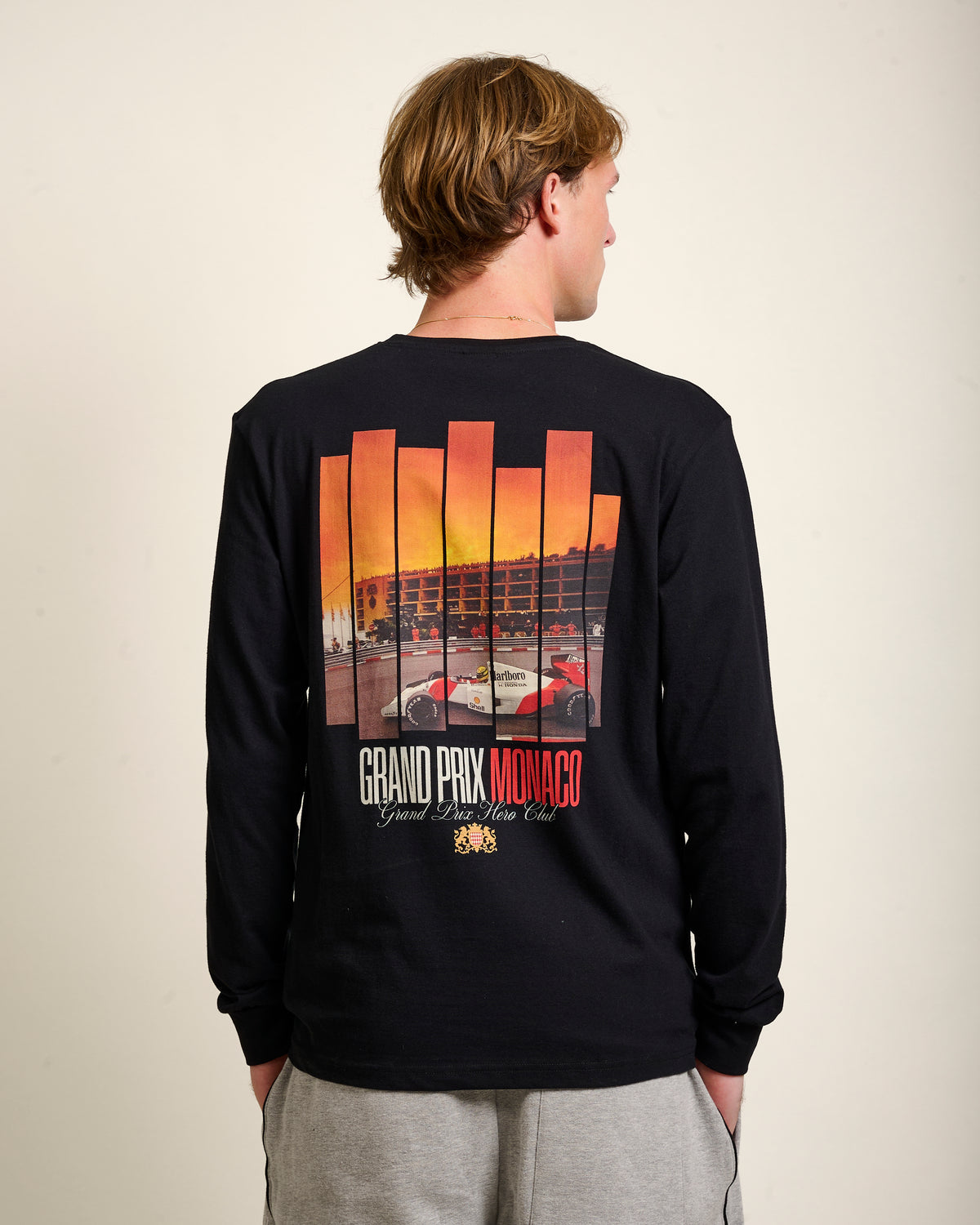 T-SHIRT SUNSET ML - BLACK