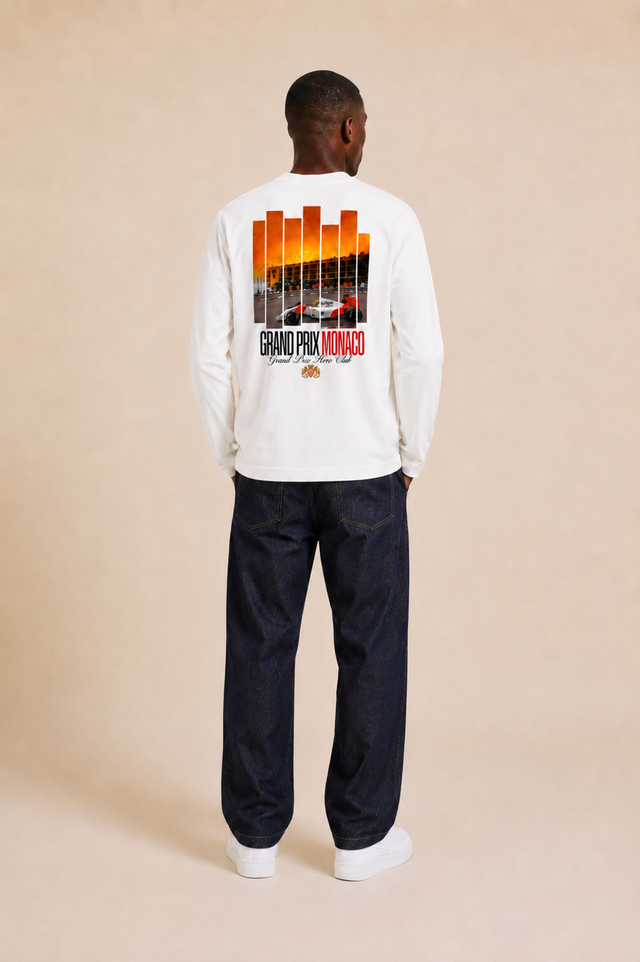 T-SHIRT SUNSET ML - WHITE