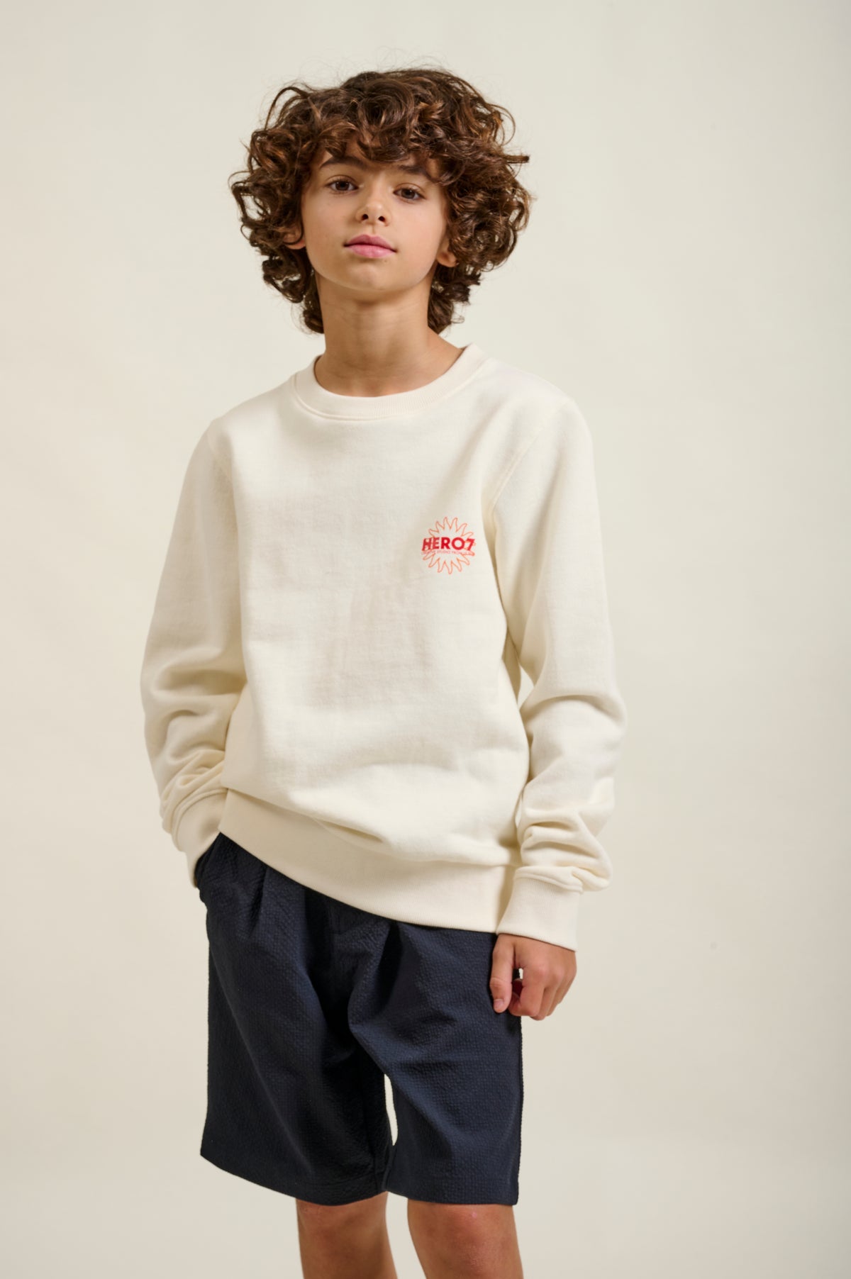 SWEAT ST TROPEZ KID - OFF WHITE