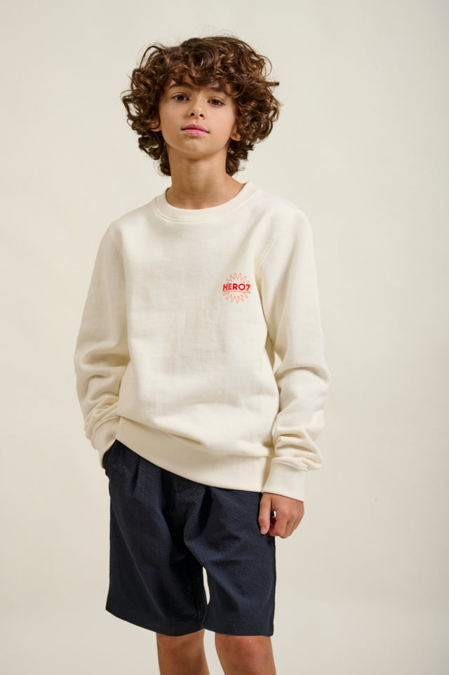SWEAT ST TROPEZ KID - OFF WHITE