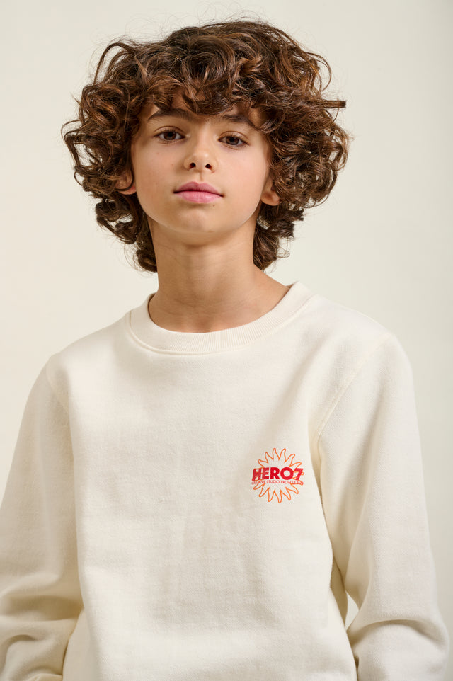 SWEAT ST TROPEZ KID - OFF WHITE