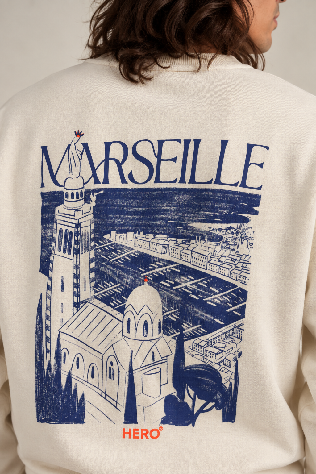 SWEAT MARSEILLE  - OFF WHITE