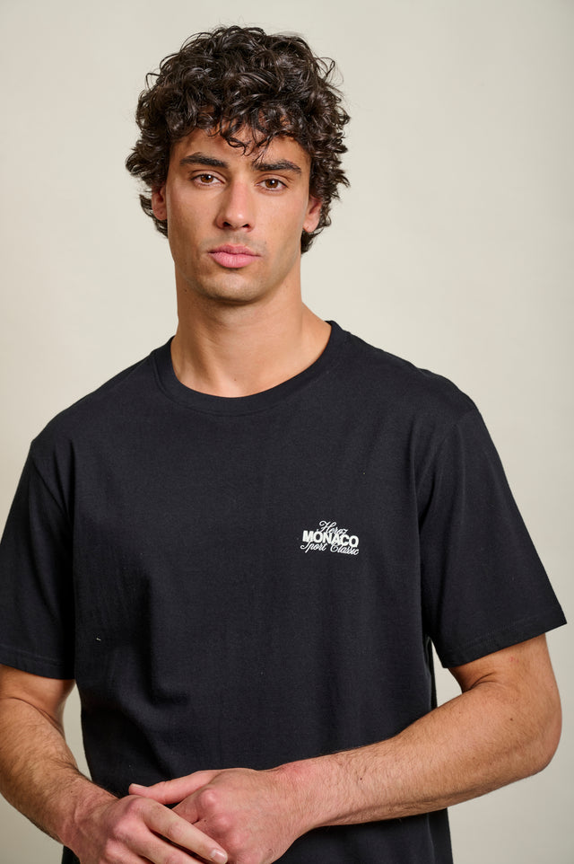 T-SHIRT TESTAROSSA - BLACK