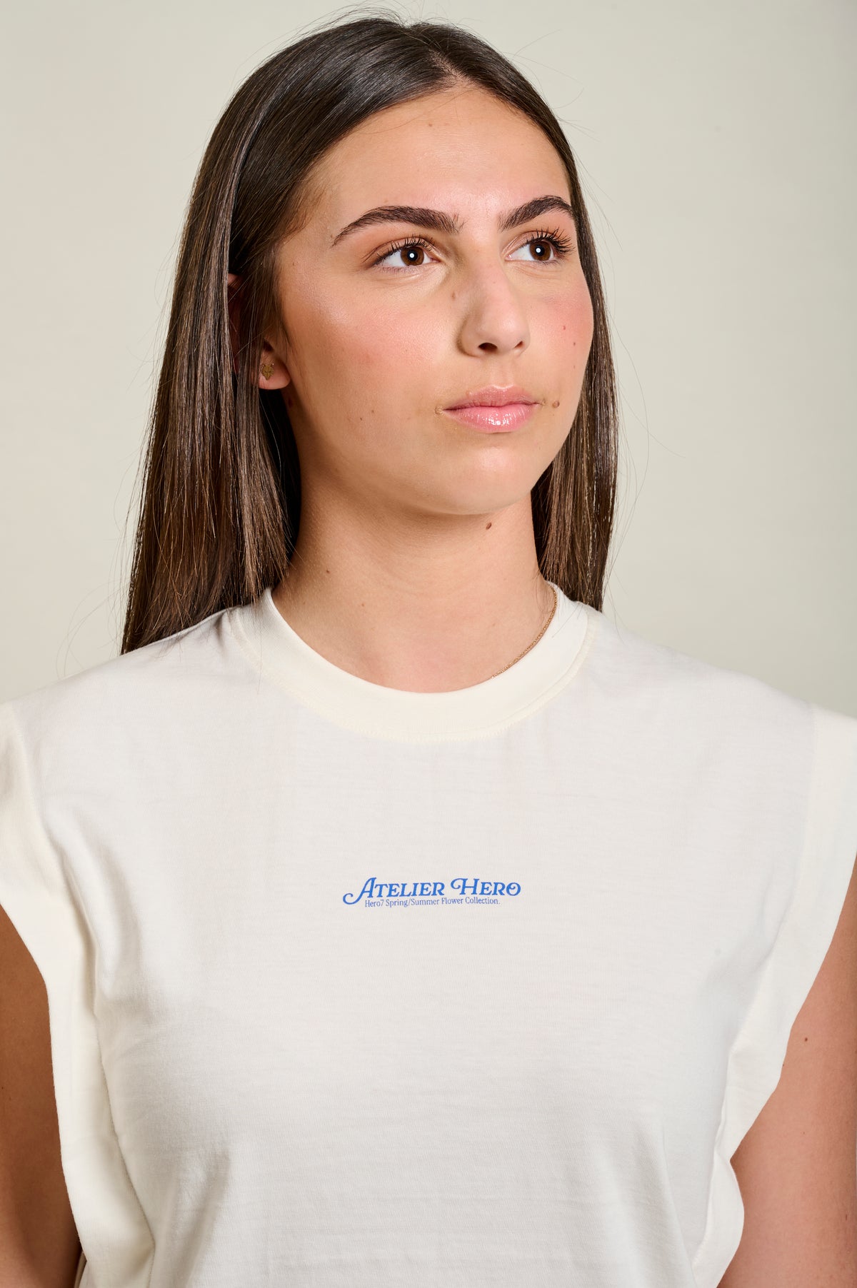 T-SHIRT TOURNESOL WT - OFF WHITE