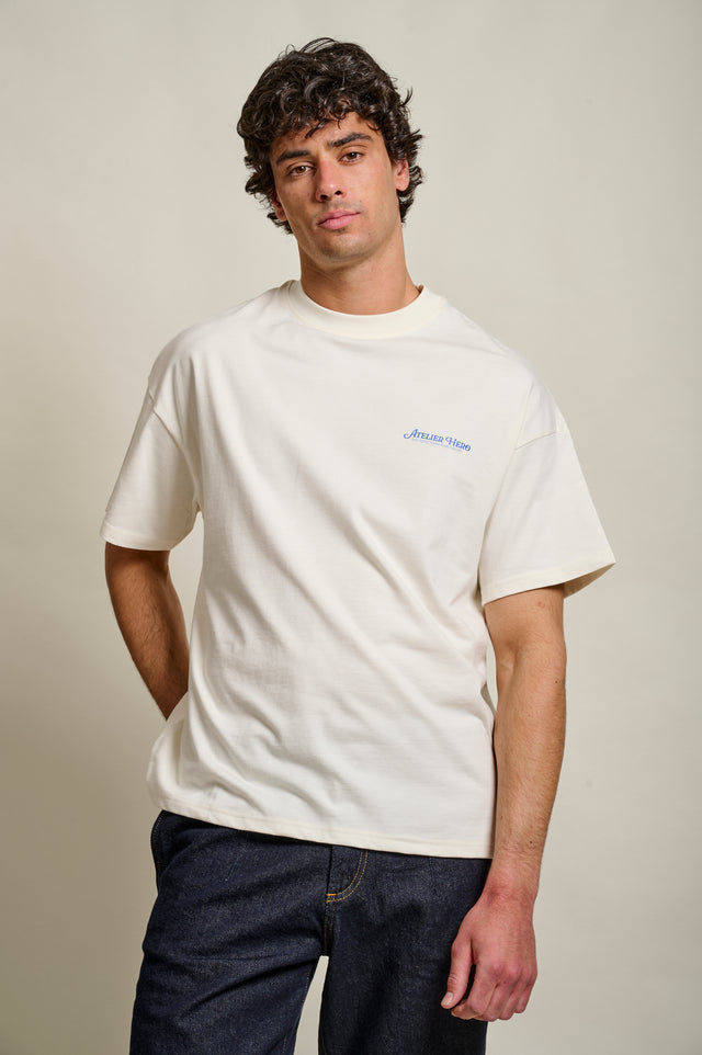 T-SHIRT LE TOURNESOL - OFF WHITE