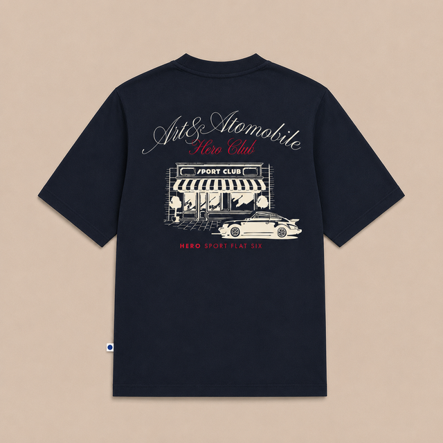 T-SHIRT WINDOW TEE - NAVY