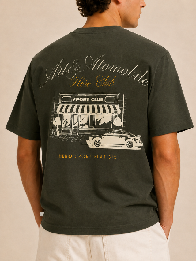 T-SHIRT WINDOW TEE - MILITARY