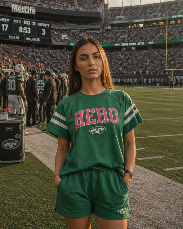 SWEAT MANCHES COURTES NFL - BASIL
