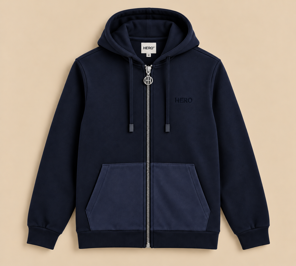 VESTE ADAM ZIP - DARK NAVY