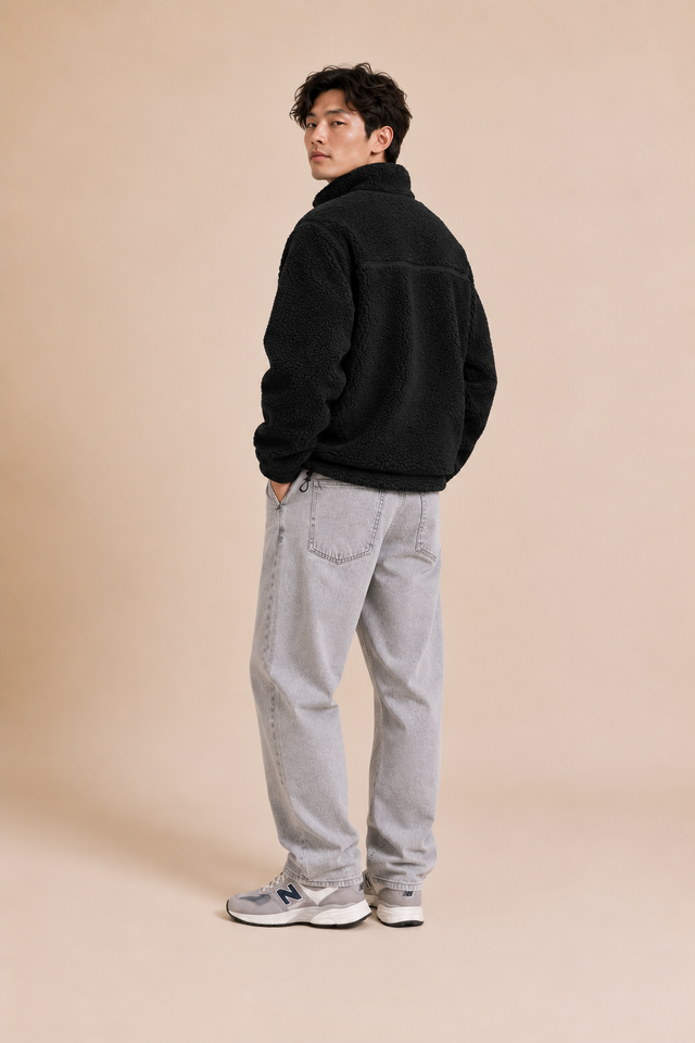 VESTE ALECK POLAIR - BLACK