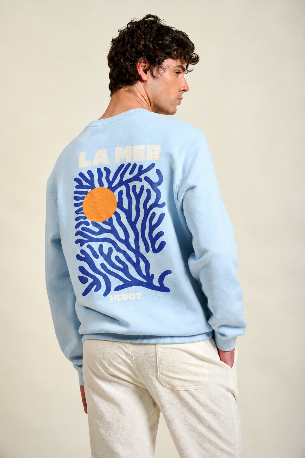 SWEAT CLAUDAMER - BLEU