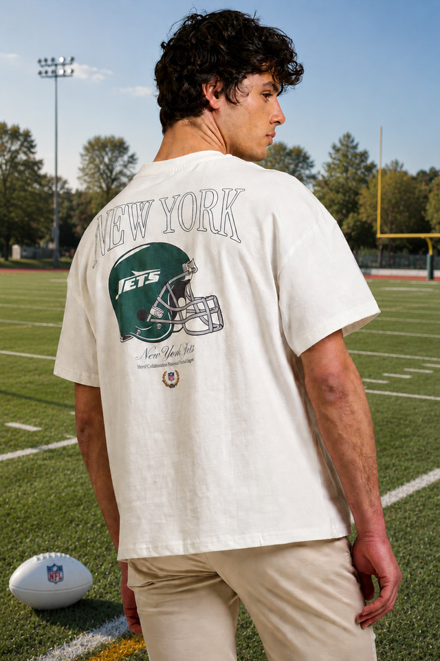T-SHIRT JETS HELMETS TEE - OFF WHITE