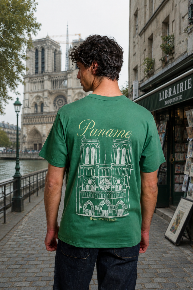 T-SHIRT NOTRE DAME - BASIL