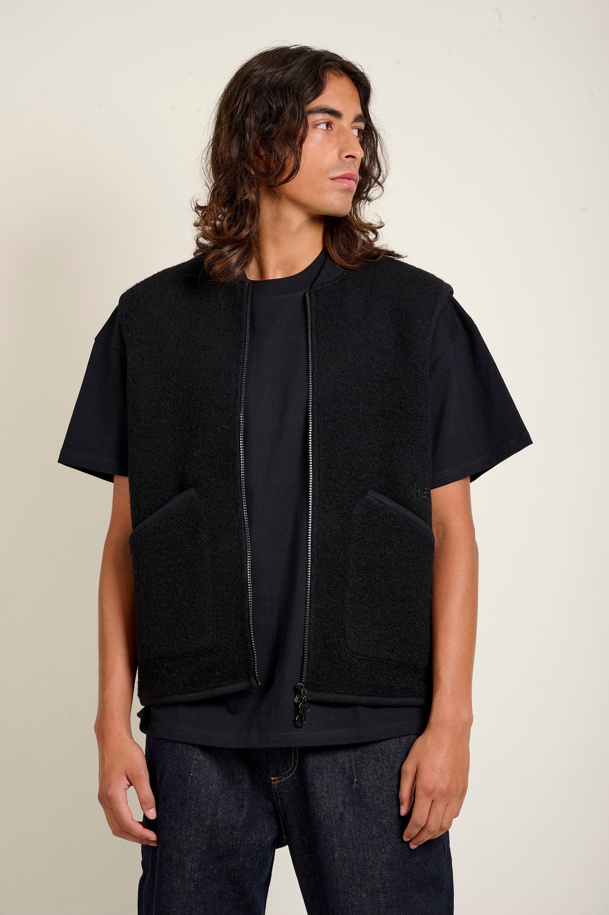 GILET SANS MANCHES ARTHUR - BLACK - FLEE