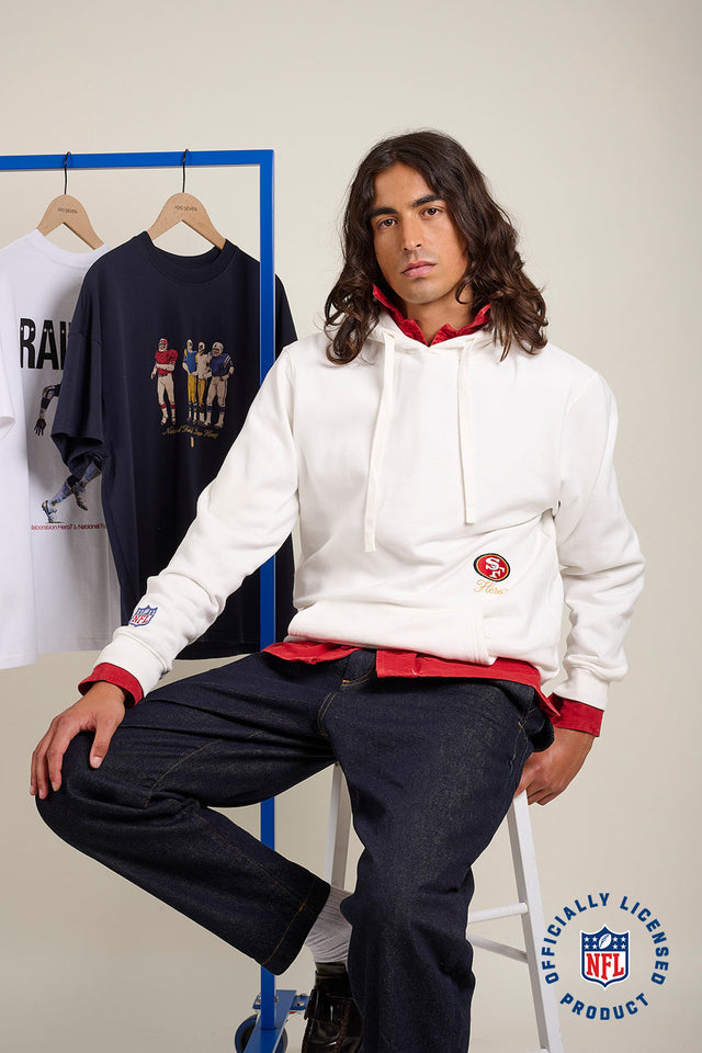 SWEAT À CAPUCHE SF - OFF WHITE - FLEE