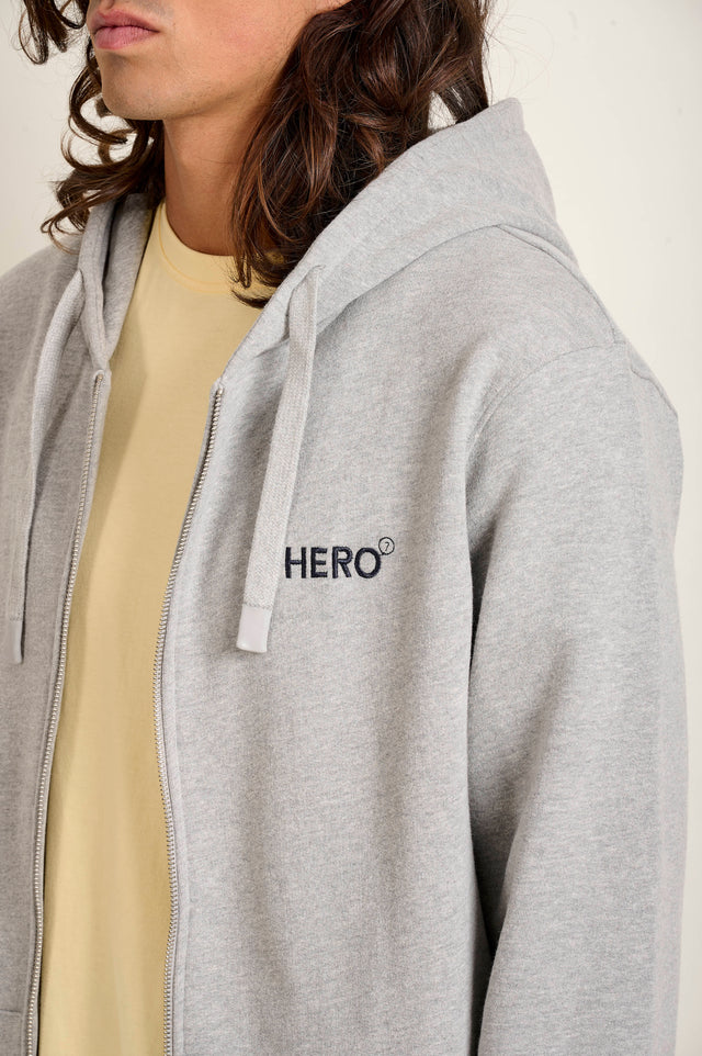 ADAM ZIP GREY MEL FLEE