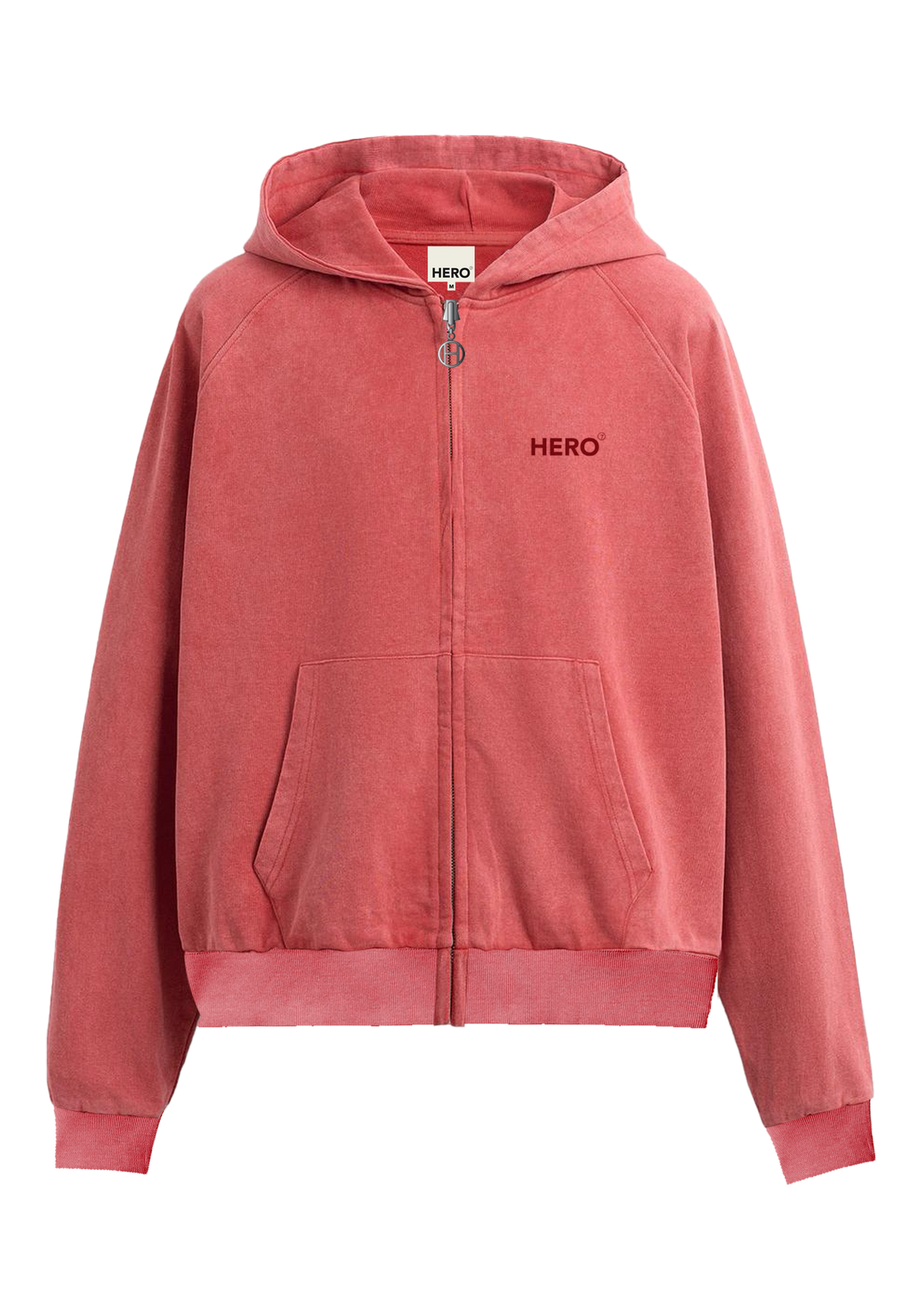 HOODIE ZIPPÉ CHIRO K - BERRY ROSE - TEESHIRT