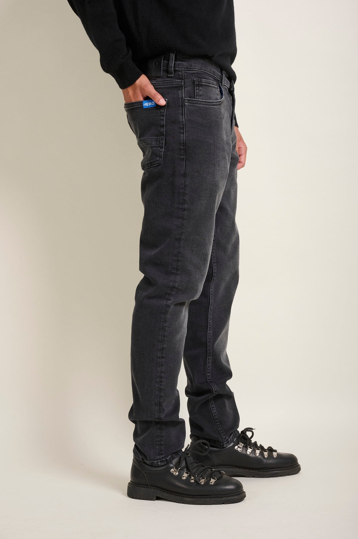 JEANS SLIM - CHARBON - PANTS