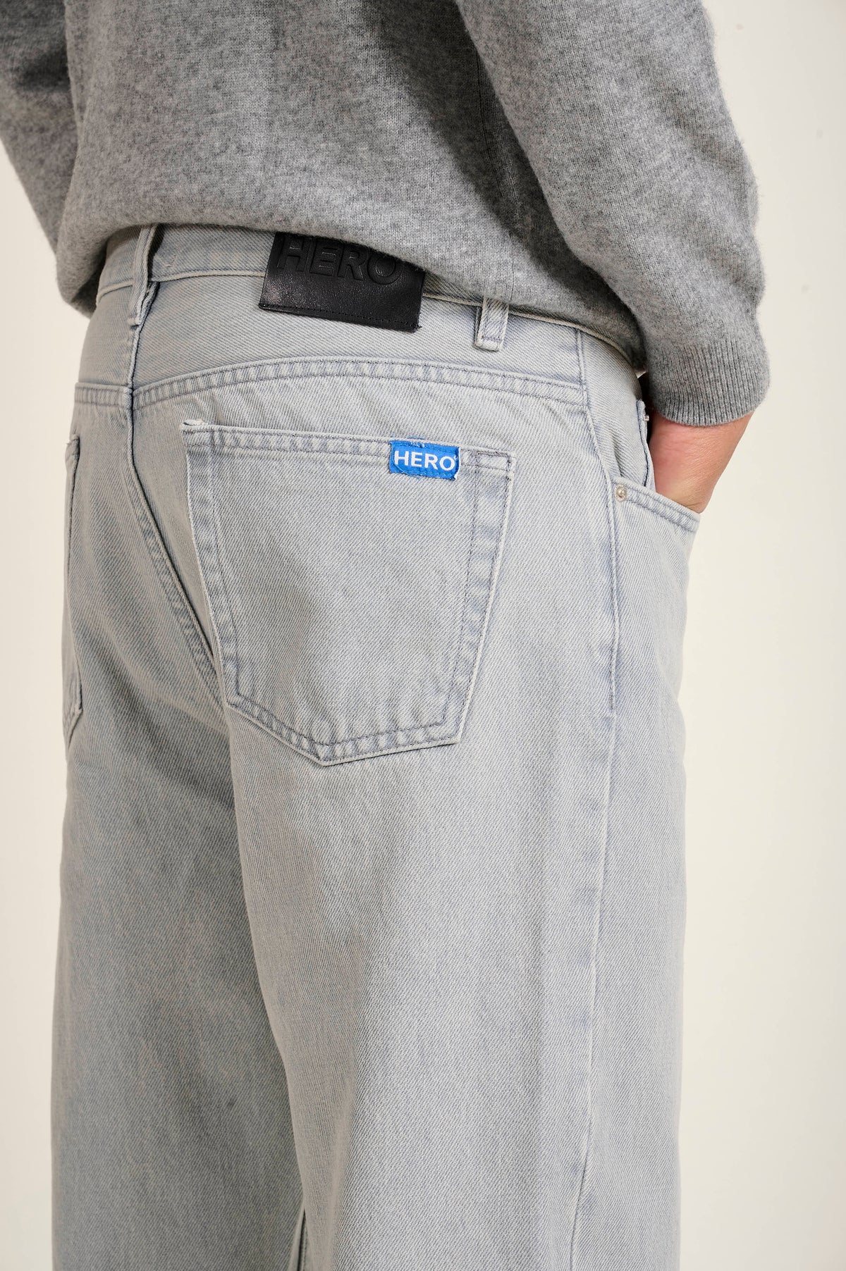 JEANS STRAIGHT - GREY ZR - PANTS
