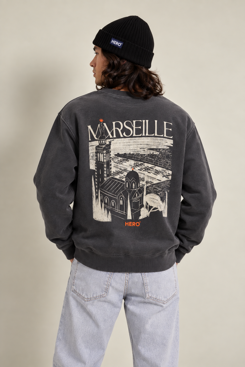 SWEAT MARSEILLE SW - ANTRACITE