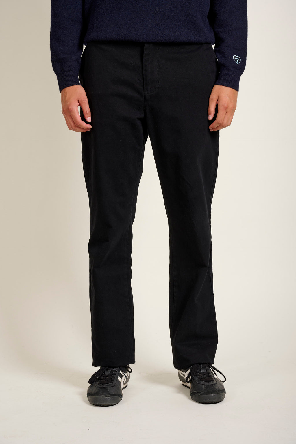 PANTALON BASIC CHINO - BLACK - PANTS